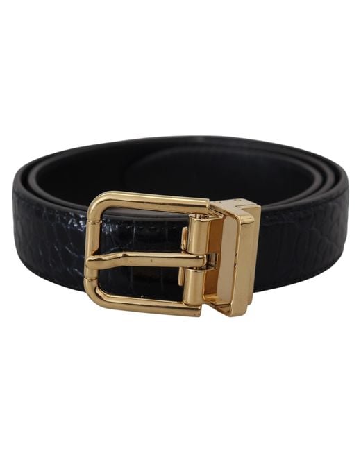 Dolce & Gabbana Black Belts