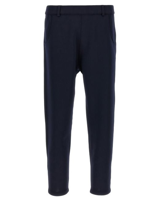 Prada Blue Polyester Casual Pants for men