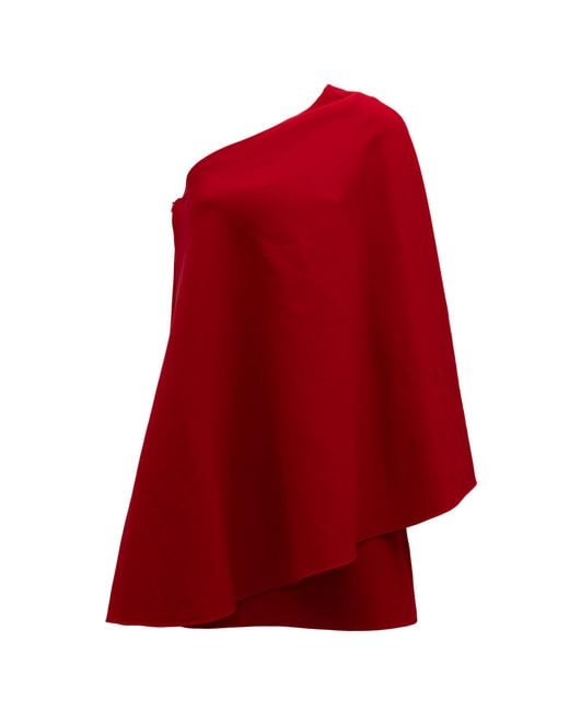 Valentino Garavani Red Deep Short Cocktail Dress