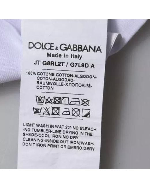 Dolce & Gabbana Blue Dna Tshirt Short Sleeve for men