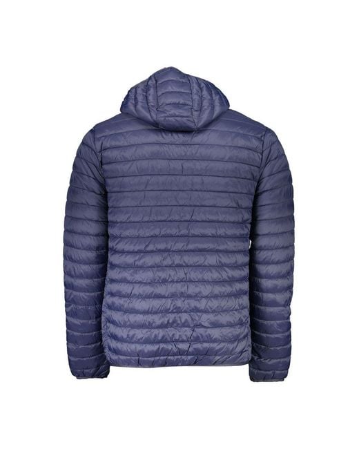 North Sails Blue Polyamide Jacket for men