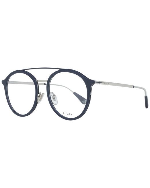 Police Blue Metal & Plastic Glasses (Frames) for men