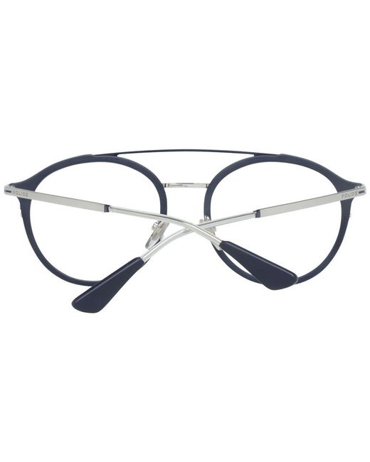 Police Blue Metal & Plastic Glasses (Frames) for men
