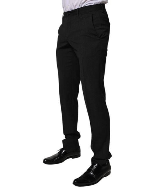 Dolce & Gabbana Black Dress Pants Classic Style for men