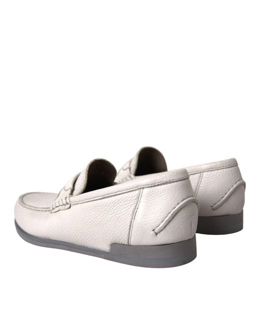 Dolce & Gabbana White Loafers for men