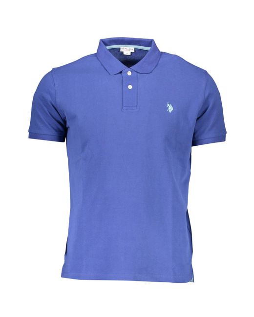 U.S. POLO ASSN. Cotton Polo Shirt in Blue for Men | Lyst