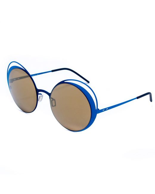 Italia Independent Blue Metal Sunglasses