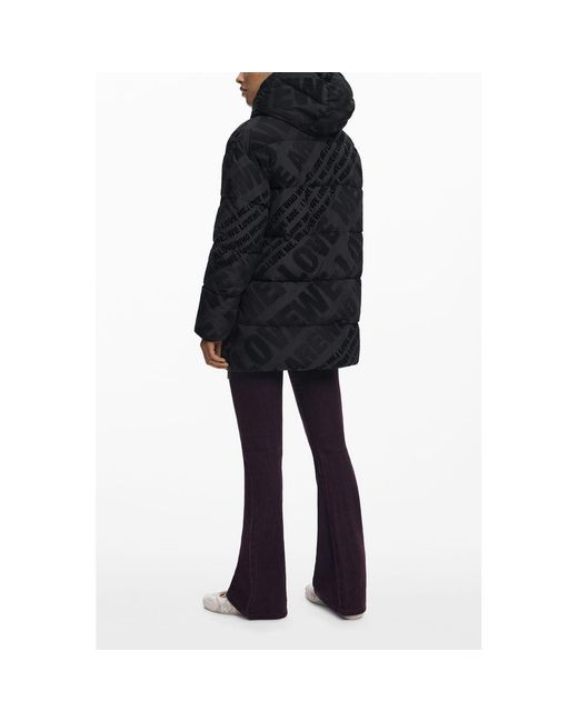 Desigual Black Polyester Jacket