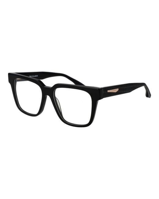 Trussardi Black Acetate Glasses (Frames)