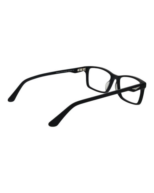Police Black Cellulose Acetate Glasses (Frames) for men