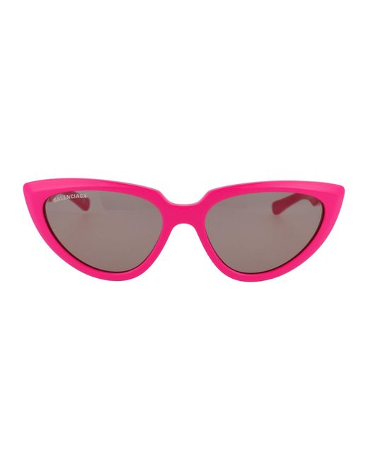 Balenciaga Cat Eye Sunglasses in Fuchsia (Pink) - Save 27% | Lyst