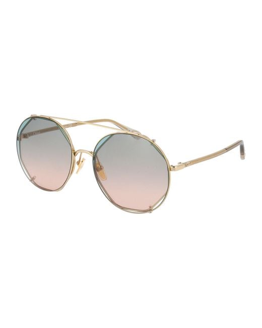 Chloé Ch0041s in Gold (Metallic) - Save 39% - Lyst
