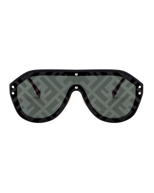 fendi black aviators