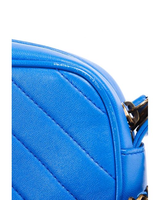 chanel blue crossbody bag