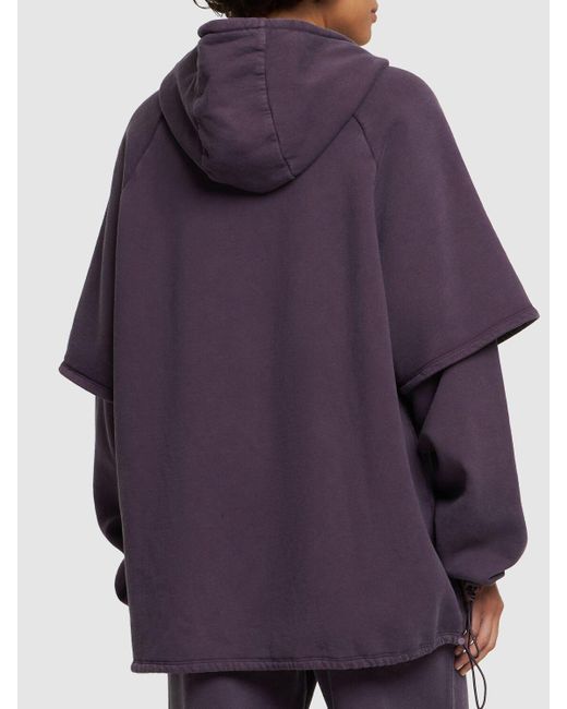 Sudadera de algodón con capucha ROTATE BIRGER CHRISTENSEN de color Purple