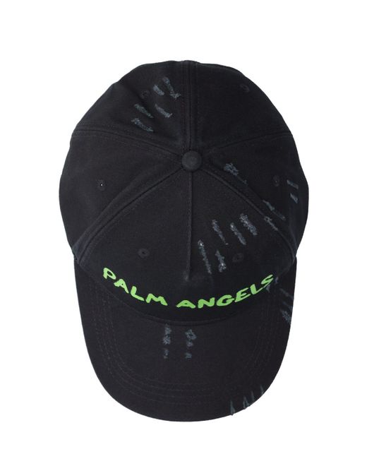 Palm Angels Baseballkappe Aus Baumwolle Mit Seasonal-logo in Black für Herren