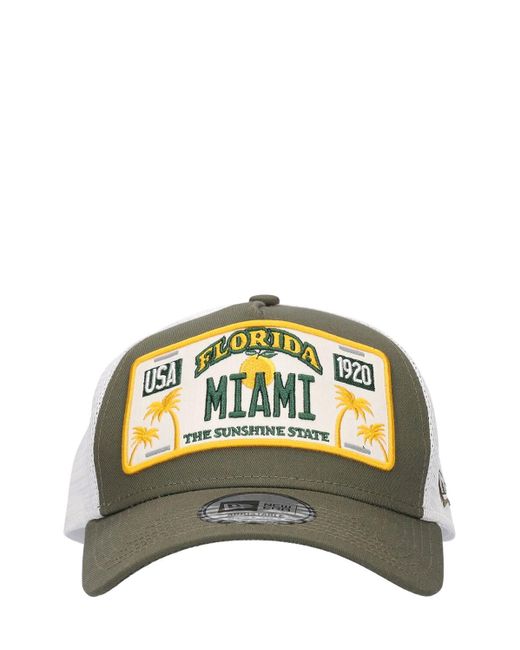 Casquette Trucker License Plate Miami KTZ pour homme en coloris Vert | Lyst