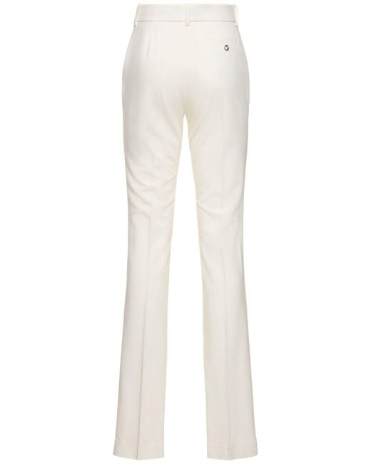 Coperni White Straight Tailored Pants