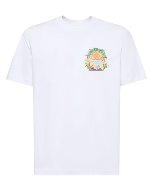 Casablancabrand White Lvr Exclusive Triomphe D' T-Shirt for men