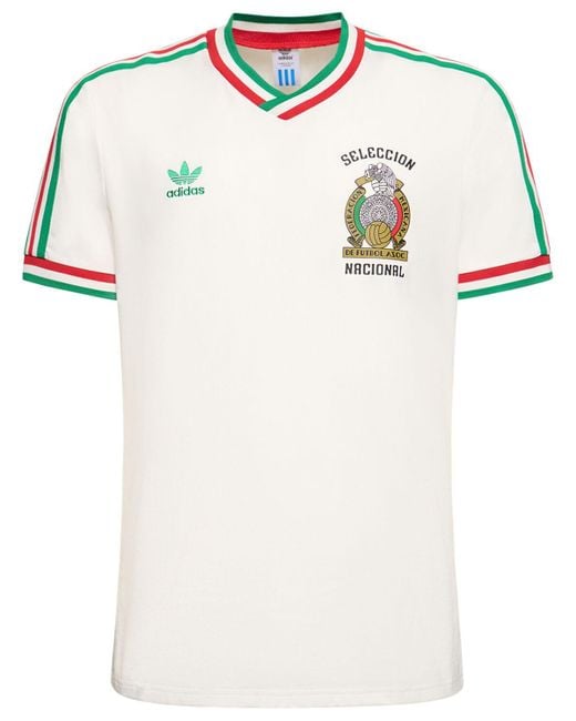 Adidas Originals White Mexico 85 Jersey for men