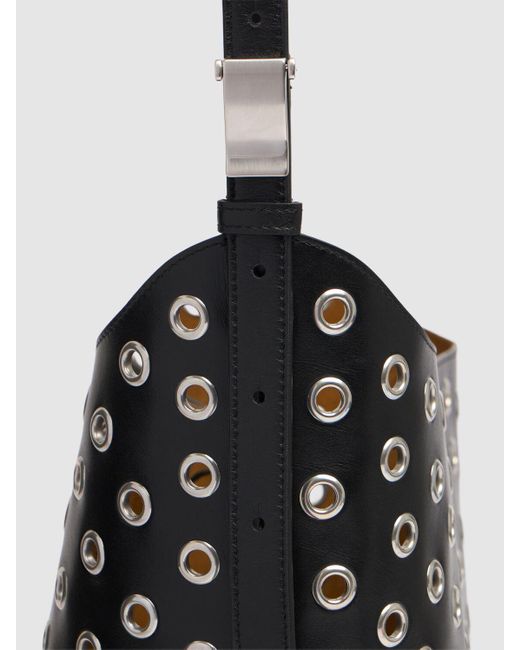 Proenza Schouler Black Beuteltasche Aus Leder "brant"