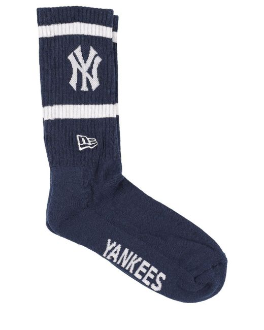 KTZ Gerippte Socken Mit Ny Yankees-logo in Blue für Herren