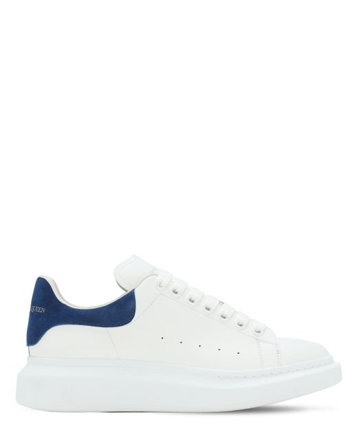 Alexander McQueen White 45mm Leather Sneakers for men