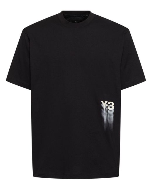 Camiseta manga larga Y-3 de hombre de color Black