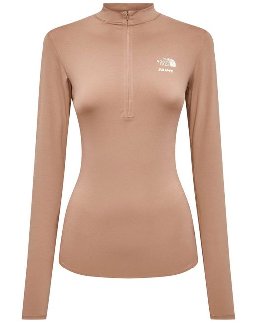 The North Face Brown Damen Langarmshirt „Project K Refina“