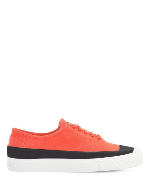 Zapatillas con diseño colour block Stone Island de Lona de color Naranja  para hombre: ahorra un 29 % | Lyst