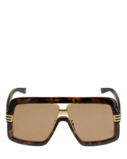 Gucci Oversized Sonnenbrille "gg0900s" in Black für Herren