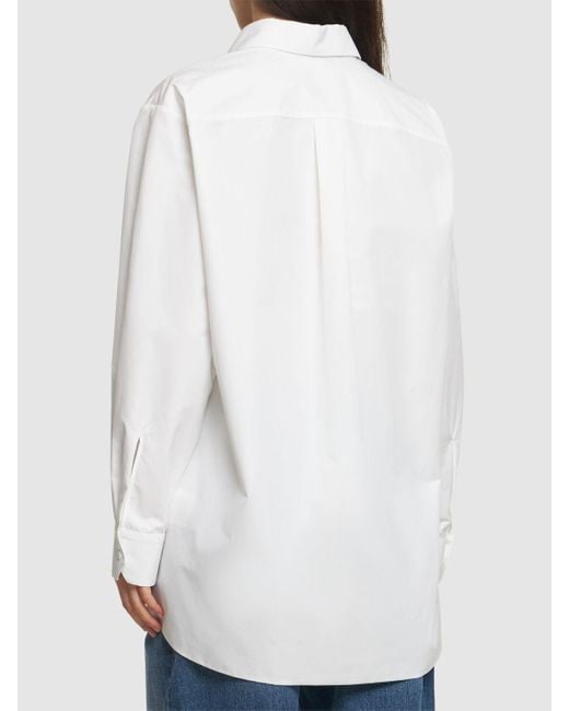 Valentino ポプリンシャツ White