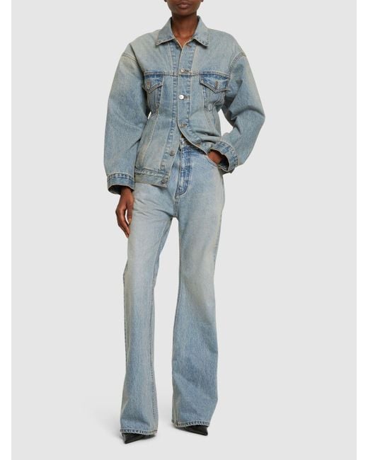Jeans in cotone di Balenciaga in Gray