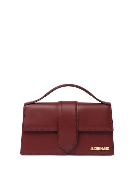 Jacquemus Purple Le Grand Bambino Smooth Leather Bag
