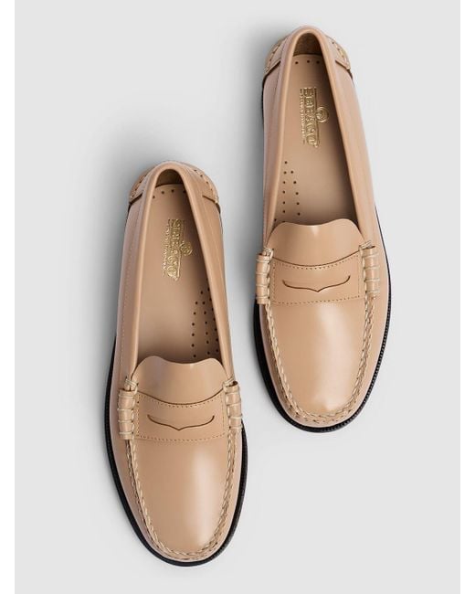 Sebago Natural Classic Dan Pigt Leather Loafers