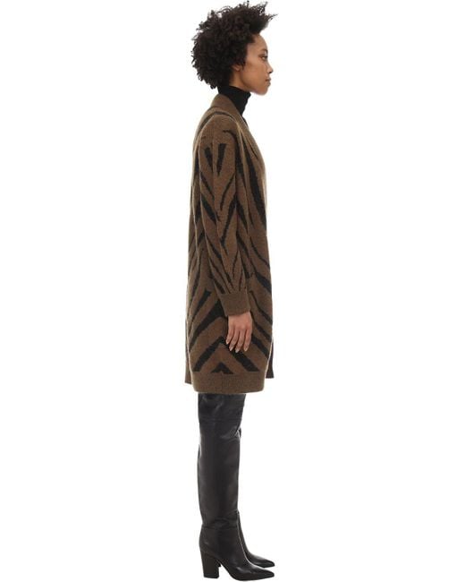 Max mara shop zebra cardigan