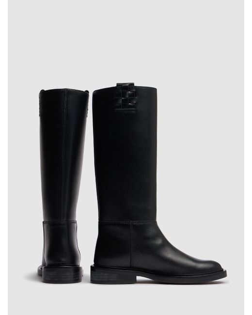 Hereu Black 25mm Hohe Lederstiefel "anella"