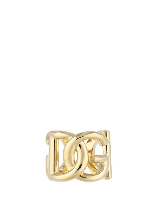 Dolce & Gabbana Metallic Dc-logoring