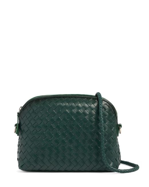 Dragon Diffusion Green Chunky Fellini Leather Shoulder Bag