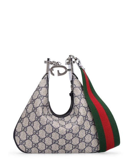 Gucci Multicolor Mini Attache Gg Supreme Hobo Bag