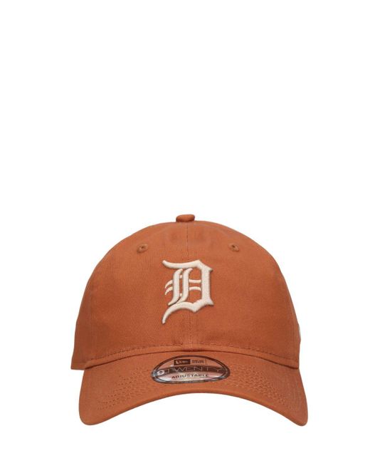 KTZ Brown Detroit Tigers League Essential Cap for men