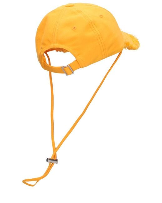 Cappello la casquette artichaut in cotone di Jacquemus in Yellow