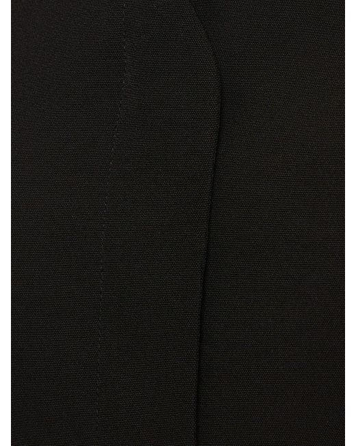 Vestido corto de crepé Jacquemus de color Black