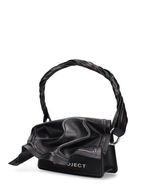 Y. Project Black Mini Wire Leather Top Handle Bag