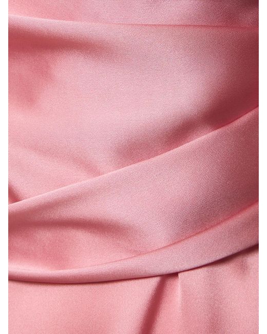 Top in raso di seta di Magda Butrym in Pink
