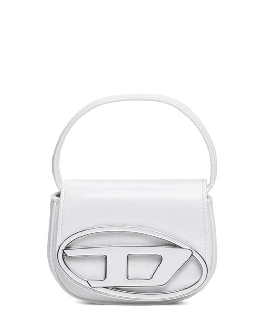 DIESEL White Damen Xs Handtasche Aus Leder "1Dr"