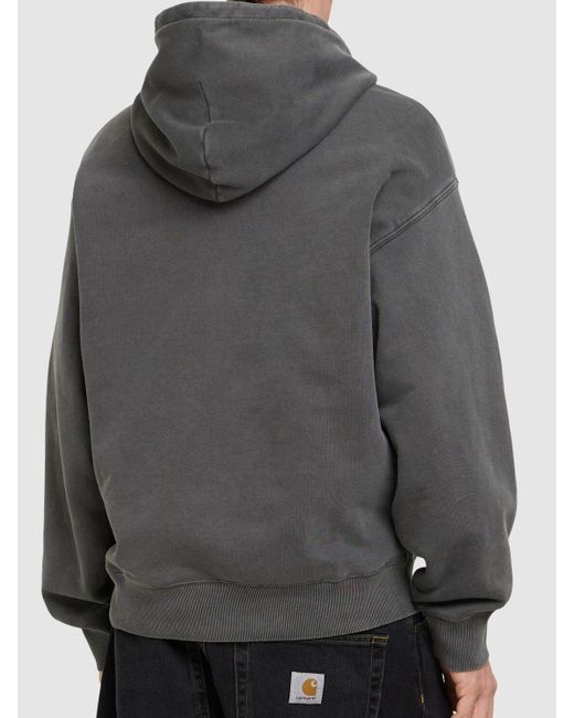 Hombre Sudadera De Algodón Con Capucha Carhartt de hombre de color Gray