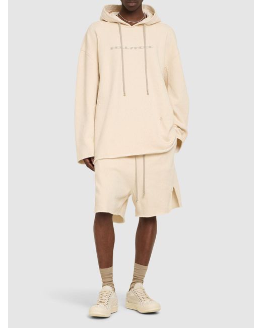 Rick Owens Herren Shorts „Long Boxer“ in Natural für Herren
