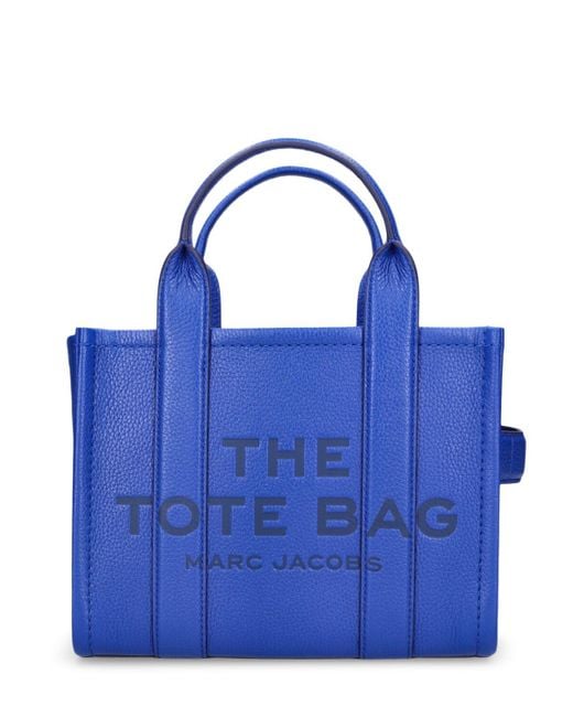 Marc Jacobs Blue The Small Tote Leather Bag