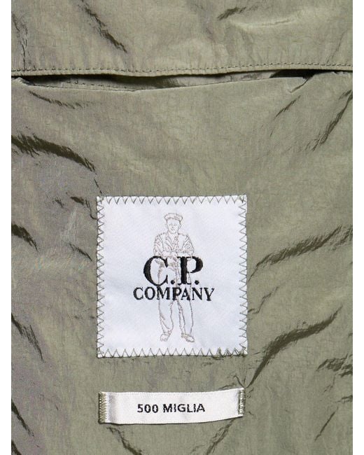 メンズ C P Company Chrome -r ユーティリティゴーグルジャケット Green